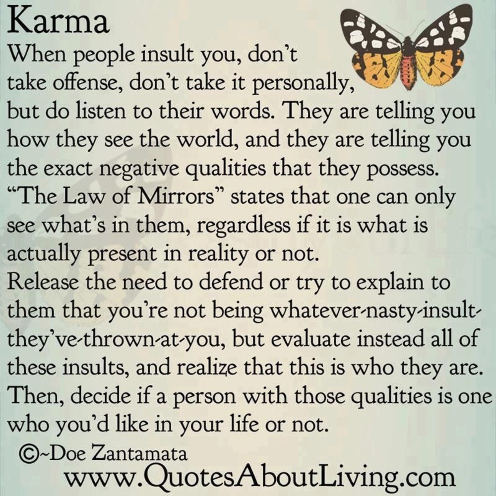 Karma, Karma...